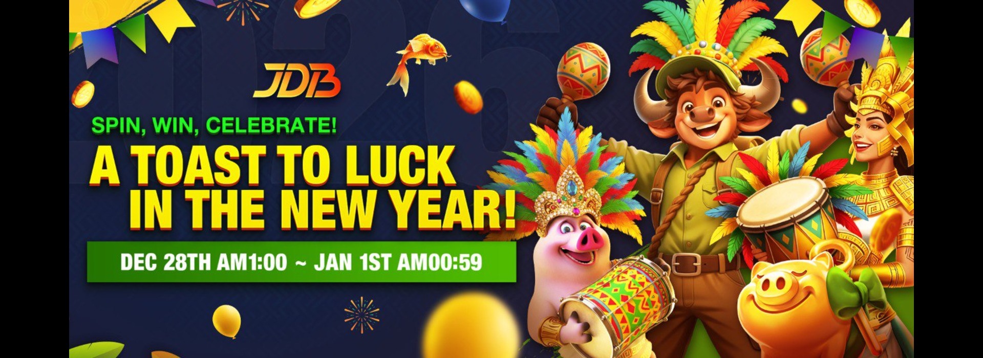 JDB New Year Exclusive Slot Games Event - BRL Region Only